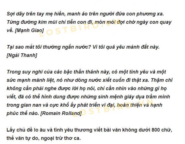 Đề thi văn tỉnh Giang Tô 10 năm qua: Một cảnh giới cao siêu đến người Trung Quốc cũng phải đổ lệ Đề thi văn tỉnh Giang Tô 10 năm qua: Một cảnh giới cao siêu đến người Trung Quốc cũng phải đổ lệ