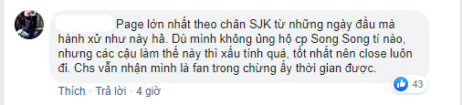 Fanpage lớn nhất của Song Joong Ki tại Việt Nam: Dẹp page hôm idol kết hôn, mở lại ngày có tin ly hôn Fanpage lớn nhất của Song Joong Ki tại Việt Nam: Dẹp page hôm idol kết hôn, mở lại ngày có tin ly hôn