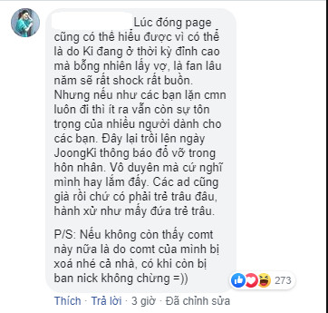 Fanpage lớn nhất của Song Joong Ki tại Việt Nam: Dẹp page hôm idol kết hôn, mở lại ngày có tin ly hôn Fanpage lớn nhất của Song Joong Ki tại Việt Nam: Dẹp page hôm idol kết hôn, mở lại ngày có tin ly hôn