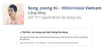 Fanpage lớn nhất của Song Joong Ki tại Việt Nam: Dẹp page hôm idol kết hôn, mở lại ngày có tin ly hôn Fanpage lớn nhất của Song Joong Ki tại Việt Nam: Dẹp page hôm idol kết hôn, mở lại ngày có tin ly hôn