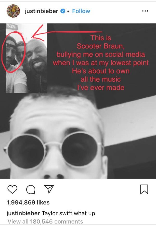 Toàn cảnh drama 'Taylor Swift vs. Justin Bieber' hot nhất ngày hôm nay Toàn cảnh drama 'Taylor Swift vs. Justin Bieber' hot nhất ngày hôm nay