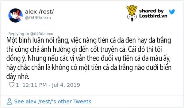 Không chấp nhận 'Ariel da màu', các fan 'Nàng Tiên Cá' dùng khoa học để đòi lại công bằng cho nàng Không chấp nhận 'Ariel da màu', các fan 'Nàng Tiên Cá' dùng khoa học để đòi lại công bằng cho nàng