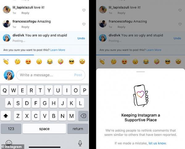 Instagram chuẩn bị có chức năng cảnh báo đối với những người hay 'khẩu nghiệp' Instagram chuẩn bị có chức năng cảnh báo đối với những người hay 'khẩu nghiệp'