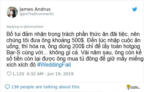 Dạo một vòng Twitter với #WeddingFail - thế giới vẫn luôn có những đám cưới hài hước, drama đến mức khó quên Dạo một vòng Twitter với #WeddingFail - thế giới vẫn luôn có những đám cưới hài hước, drama đến mức khó quên