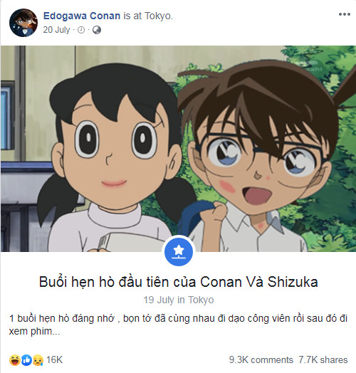 Drama 'cẩu huyết': 48 giờ hẹn hò của Conan và Shizuka khiến vũ trụ manga dậy sóng Drama 'cẩu huyết': 48 giờ hẹn hò của Conan và Shizuka khiến vũ trụ manga dậy sóng