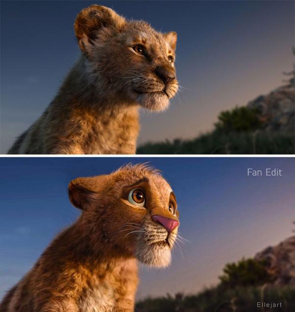 Những bức ảnh 'Vua Sư Tử' do fan edit còn chân thật nhìn mê hơn cả live action của Disney Những bức ảnh 'Vua Sư Tử' do fan edit còn chân thật nhìn mê hơn cả live action của Disney