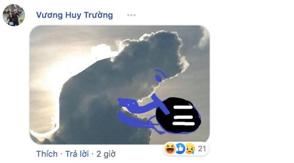Chỉ một đám mây hình thù kỳ lạ, cả cộng đồng mạng thi nhau thả trí tưởng tượng bay xa Chỉ một đám mây hình thù kỳ lạ, cả cộng đồng mạng thi nhau thả trí tưởng tượng bay xa