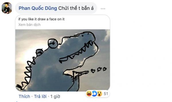 Chỉ một đám mây hình thù kỳ lạ, cả cộng đồng mạng thi nhau thả trí tưởng tượng bay xa Chỉ một đám mây hình thù kỳ lạ, cả cộng đồng mạng thi nhau thả trí tưởng tượng bay xa