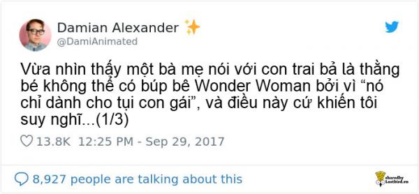 Bộ tranh: Những hành động nhỏ của người lớn khiến các bé trai phát triển sự kì thị nữ giới Bộ tranh: Những hành động nhỏ của người lớn khiến các bé trai phát triển sự kì thị nữ giới
