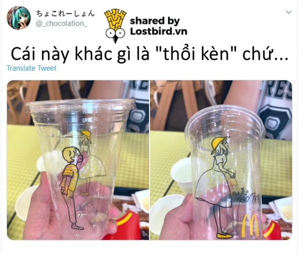 McDonald Nhật vô tình hay hữu ý tạo ra chiếc cốc hình đôi nam nữ trong tư thế 'nhạy cảm' McDonald Nhật vô tình hay hữu ý tạo ra chiếc cốc hình đôi nam nữ trong tư thế 'nhạy cảm'