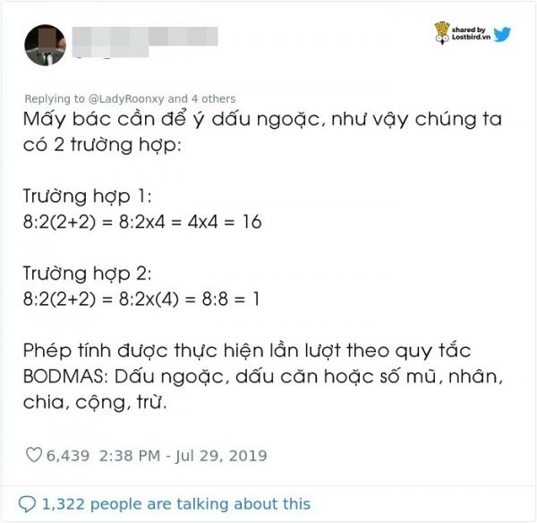 Chỉ có 1 trong 1 triệu người giải đúng phép toán khó nhằn này Chỉ có 1 trong 1 triệu người giải đúng phép toán khó nhằn này