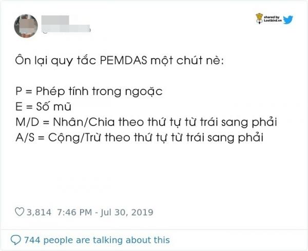 Chỉ có 1 trong 1 triệu người giải đúng phép toán khó nhằn này Chỉ có 1 trong 1 triệu người giải đúng phép toán khó nhằn này