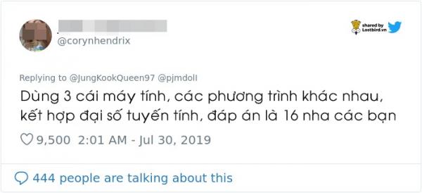 Chỉ có 1 trong 1 triệu người giải đúng phép toán khó nhằn này Chỉ có 1 trong 1 triệu người giải đúng phép toán khó nhằn này