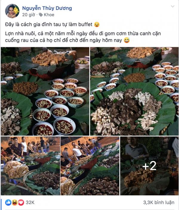 Buffet nhà hàng 5 sao cũng không bằng mâm cỗ siêu to khổng lồ đủ chiêu đãi cả họ này Buffet nhà hàng 5 sao cũng không bằng mâm cỗ siêu to khổng lồ đủ chiêu đãi cả họ này