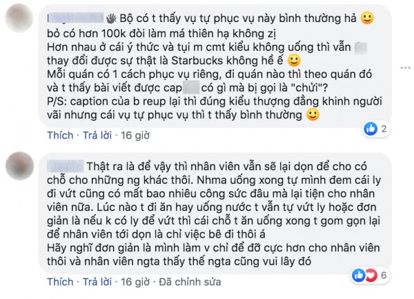 Tranh cãi: Đã bỏ nhiều tiền uống Starbucks sao còn phải tự dọn ly? Tranh cãi: Đã bỏ nhiều tiền uống Starbucks sao còn phải tự dọn ly?