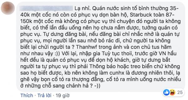 Tranh cãi: Đã bỏ nhiều tiền uống Starbucks sao còn phải tự dọn ly? Tranh cãi: Đã bỏ nhiều tiền uống Starbucks sao còn phải tự dọn ly?