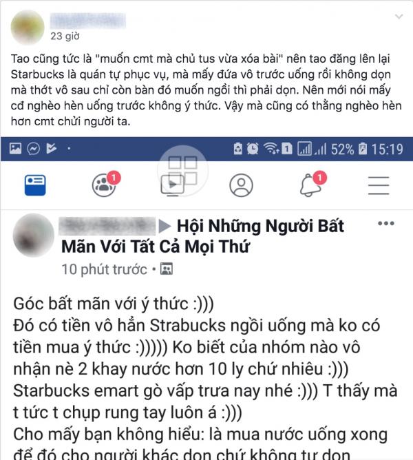 Tranh cãi: Đã bỏ nhiều tiền uống Starbucks sao còn phải tự dọn ly? Tranh cãi: Đã bỏ nhiều tiền uống Starbucks sao còn phải tự dọn ly?