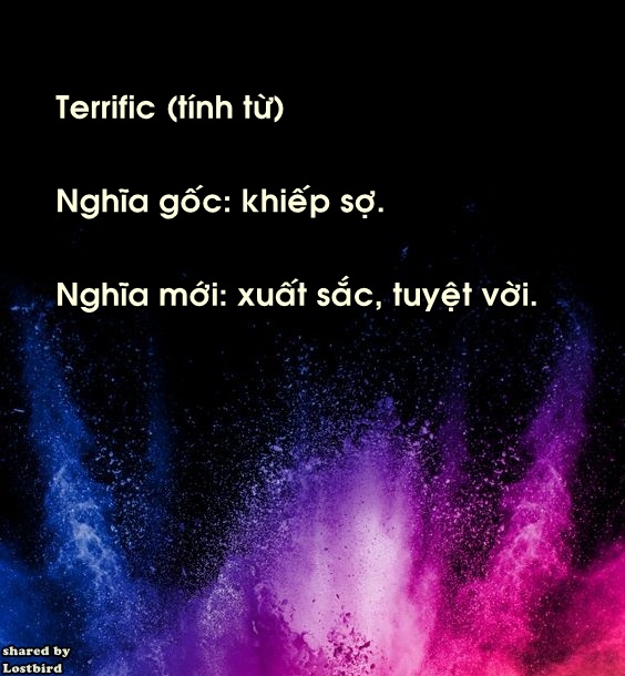 Những từ tiếng Anh với nghĩa mới trái ngược hoàn toàn so với nghĩa gốc Những từ tiếng Anh với nghĩa mới trái ngược hoàn toàn so với nghĩa gốc