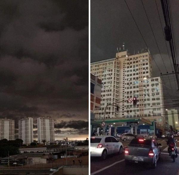 Người dân Brazil chia sẻ hình ảnh thành phố São Paulo bị nhấn chìm trong bóng tối do ảnh hưởng vụ cháy rừng Amazon Người dân Brazil chia sẻ hình ảnh thành phố São Paulo bị nhấn chìm trong bóng tối do ảnh hưởng vụ cháy rừng Amazon