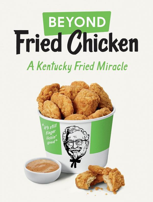 KFC thử nghiệm gà rán từ nguyên liệu thực vật dành cho người ăn chay KFC thử nghiệm gà rán từ nguyên liệu thực vật dành cho người ăn chay