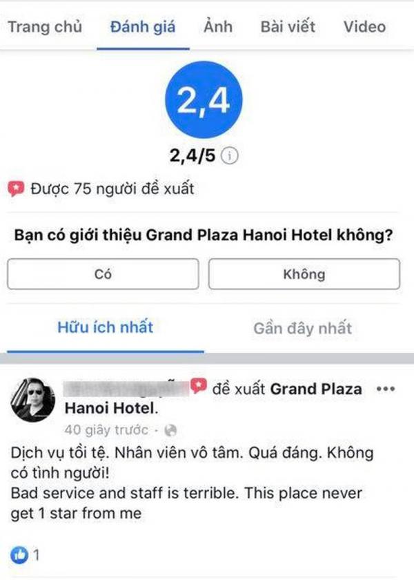 Dân mạng lên tiếng bênh vực bảo vệ đuổi người trú mưa tại khách sạn Grand Plaza Hà Nội Dân mạng lên tiếng bênh vực bảo vệ đuổi người trú mưa tại khách sạn Grand Plaza Hà Nội