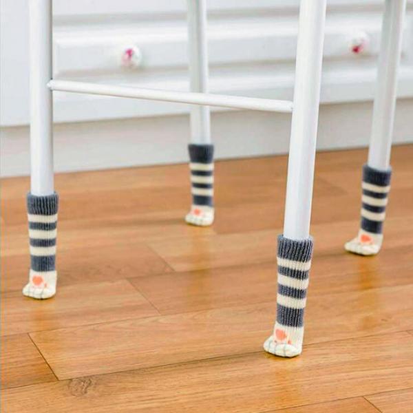 Bảo vệ sàn nhà của bạn với vớ chân mèo cho bàn ghế siêu cấp đáng yêu Bảo vệ sàn nhà của bạn với vớ chân mèo cho bàn ghế siêu cấp đáng yêu