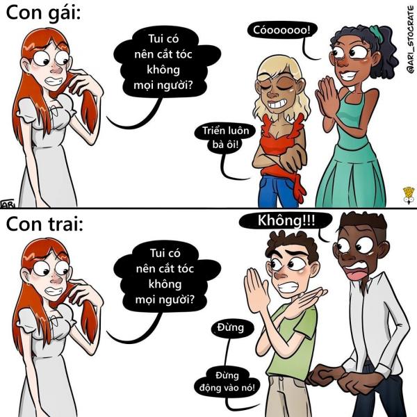 Truyện tranh: Nghìn lẻ một vấn đề 'trời ơi đất hỡi' mà các chị em gặp phải trong cuộc sống Truyện tranh: Nghìn lẻ một vấn đề 'trời ơi đất hỡi' mà các chị em gặp phải trong cuộc sống