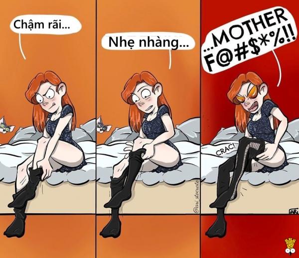 Truyện tranh: Nghìn lẻ một vấn đề 'trời ơi đất hỡi' mà các chị em gặp phải trong cuộc sống Truyện tranh: Nghìn lẻ một vấn đề 'trời ơi đất hỡi' mà các chị em gặp phải trong cuộc sống