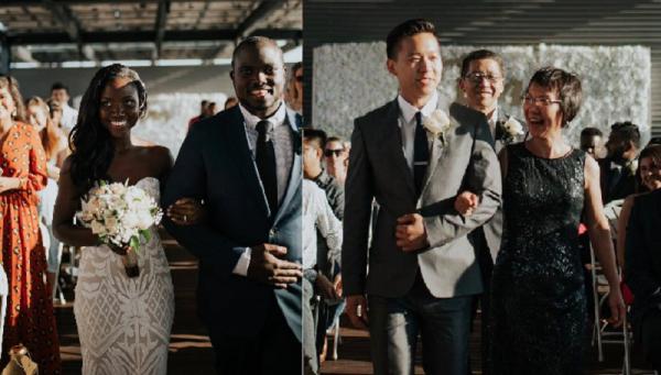 Chú rể châu Á tiết lộ bí quyết để bố mẹ anh chấp nhận một cô con dâu đến từ châu Phi Chú rể châu Á tiết lộ bí quyết để bố mẹ anh chấp nhận một cô con dâu đến từ châu Phi