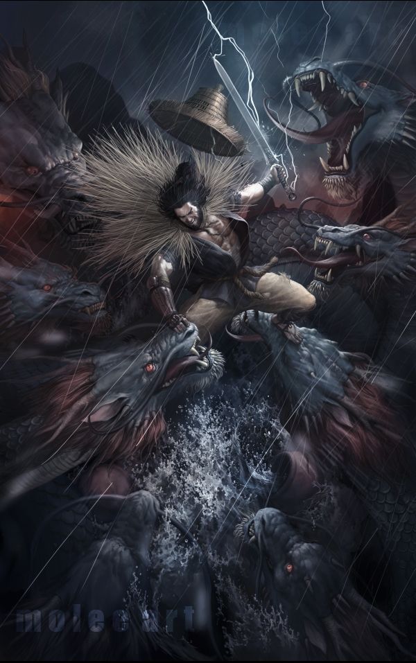 Thần thoại Nhật Bản (Kỳ 3): Đại chiến Yamata no Orochi, Susanoo cưới Kushinada Thần thoại Nhật Bản (Kỳ 3): Đại chiến Yamata no Orochi, Susanoo cưới Kushinada