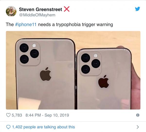 Loạt ảnh chế để đời về camera trên iPhone 11 Pro và Pro Max, hội sợ lỗ không nên nhìn lâu Loạt ảnh chế để đời về camera trên iPhone 11 Pro và Pro Max, hội sợ lỗ không nên nhìn lâu