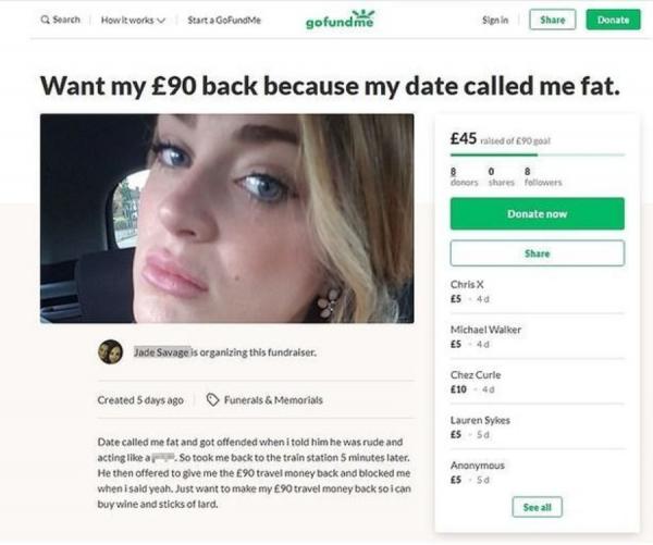 Lặn lội hơn 130km đến gặp bạn hẹn Tinder để rồi bị chê béo Lặn lội hơn 130km đến gặp bạn hẹn Tinder để rồi bị chê béo