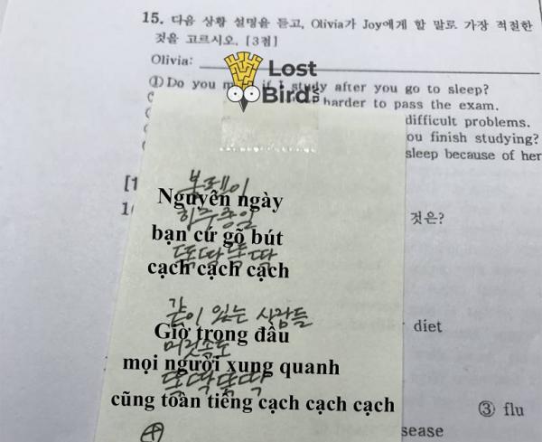 Tuyển tập những mẩu tin nhắn 'hết hồn hà' trong thư viện Hàn Quốc Tuyển tập những mẩu tin nhắn 'hết hồn hà' trong thư viện Hàn Quốc