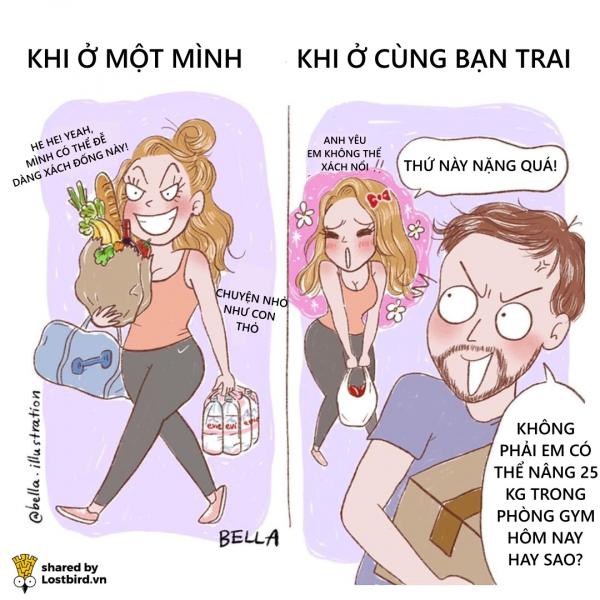 Loạt truyện tranh hài hước khiến hội chị em đồng cảm sâu sắc Loạt truyện tranh hài hước khiến hội chị em đồng cảm sâu sắc