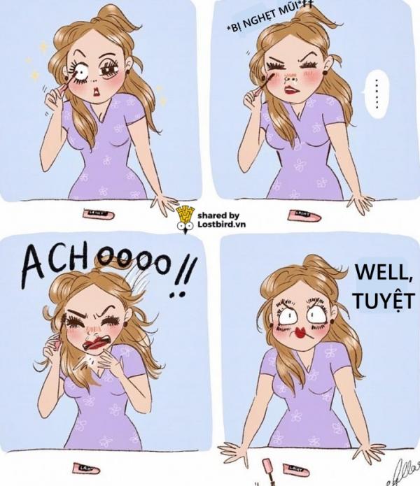 Loạt truyện tranh hài hước khiến hội chị em đồng cảm sâu sắc Loạt truyện tranh hài hước khiến hội chị em đồng cảm sâu sắc