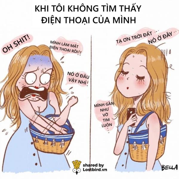 Loạt truyện tranh hài hước khiến hội chị em đồng cảm sâu sắc Loạt truyện tranh hài hước khiến hội chị em đồng cảm sâu sắc