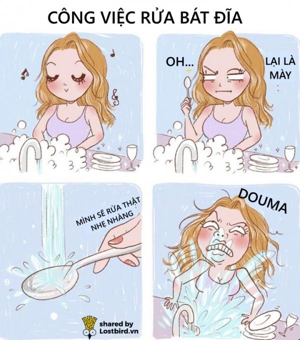 Loạt truyện tranh hài hước khiến hội chị em đồng cảm sâu sắc Loạt truyện tranh hài hước khiến hội chị em đồng cảm sâu sắc