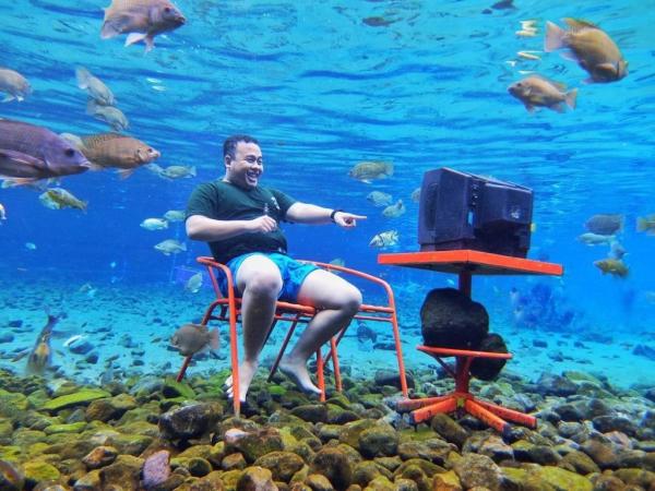 Vũng ao làng kỳ lạ ở Indonesia trở thành địa điểm nổi tiếng để chụp ảnh dưới nước Vũng ao làng kỳ lạ ở Indonesia trở thành địa điểm nổi tiếng để chụp ảnh dưới nước