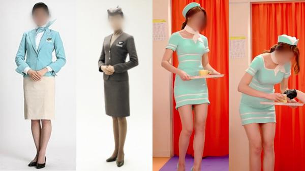 Phục trang sân khấu 'gợi cảm hóa' mọi nghề nghiệp của AOA gây tranh cãi Phục trang sân khấu 'gợi cảm hóa' mọi nghề nghiệp của AOA gây tranh cãi