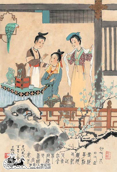 Vẻ đẹp trong lối trang điểm Hoa Điền của người xưa Vẻ đẹp trong lối trang điểm Hoa Điền của người xưa