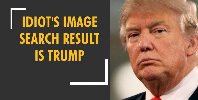 Từ khóa 'idiot' cho kết quả là tổng thống Trump, CEO Google phải giải trình trước quốc hội Mỹ Từ khóa 'idiot' cho kết quả là tổng thống Trump, CEO Google phải giải trình trước quốc hội Mỹ