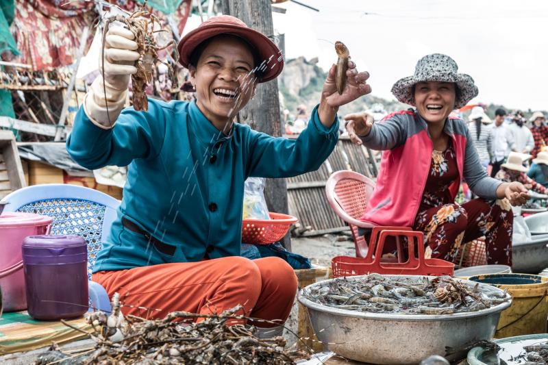 Đẹp như thơ - phiên chợ cá buổi sáng sớm ở Phan Rang qua đôi mắt của nhiếp ảnh gia người Canada Đẹp như thơ - phiên chợ cá buổi sáng sớm ở Phan Rang qua đôi mắt của nhiếp ảnh gia người Canada