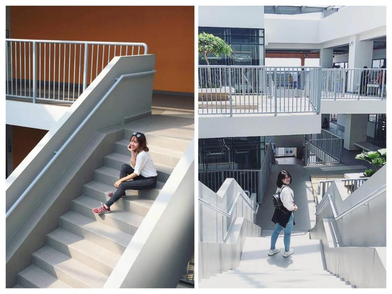 Trường đại học style Hàn Quốc giữa lòng Sài Gòn: 1 mét vuông 1000 góc ảnh đẹp quên sầu Trường đại học style Hàn Quốc giữa lòng Sài Gòn: 1 mét vuông 1000 góc ảnh đẹp quên sầu