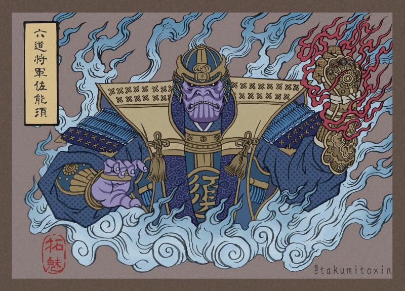 Lạ lẫm mà thân quen xem siêu anh hùng Avengers biến hóa theo phong cách ukiyo-e Lạ lẫm mà thân quen xem siêu anh hùng Avengers biến hóa theo phong cách ukiyo-e