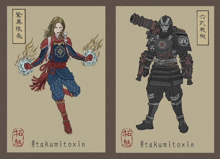 Lạ lẫm mà thân quen xem siêu anh hùng Avengers biến hóa theo phong cách ukiyo-e Lạ lẫm mà thân quen xem siêu anh hùng Avengers biến hóa theo phong cách ukiyo-e