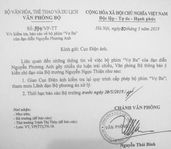 Lý giải phim 'Vợ Ba' ngừng chiếu: Có dấu hiệu vi phạm Luật Lao Động và Luật Trẻ Em, không phải do 'thuần phong mỹ tục' Lý giải phim 'Vợ Ba' ngừng chiếu: Có dấu hiệu vi phạm Luật Lao Động và Luật Trẻ Em, không phải do 'thuần phong mỹ tục'