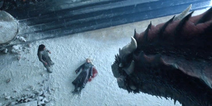 Lý giải cái kết: Vì sao rồng Drogon không giết Jon trong tập cuối 'Game of Thrones'? Lý giải cái kết: Vì sao rồng Drogon không giết Jon trong tập cuối 'Game of Thrones'?