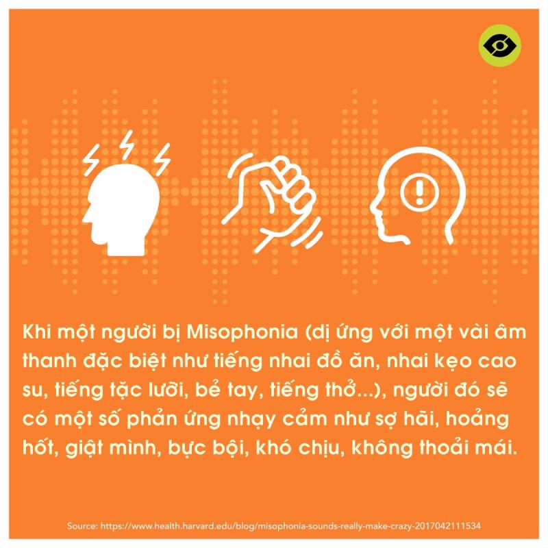 Bạn có mắc hội chứng Misophonia: Sợ hãi khi nghe tiếng nhai kẹo cao su, bẻ tay và cả… tiếng thở? Bạn có mắc hội chứng Misophonia: Sợ hãi khi nghe tiếng nhai kẹo cao su, bẻ tay và cả… tiếng thở?