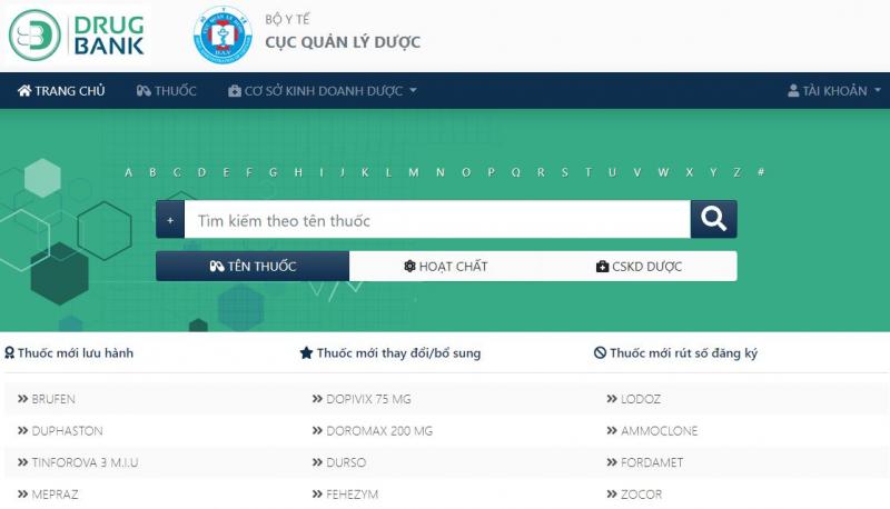 Lần đầu tiên Việt Nam có ngân hàng dữ liệu thuốc 'Drugbank.vn' Lần đầu tiên Việt Nam có ngân hàng dữ liệu thuốc 'Drugbank.vn'