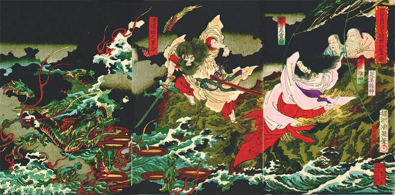 Thần thoại Nhật Bản (Kỳ 3): Đại chiến Yamata no Orochi, Susanoo cưới Kushinada Thần thoại Nhật Bản (Kỳ 3): Đại chiến Yamata no Orochi, Susanoo cưới Kushinada